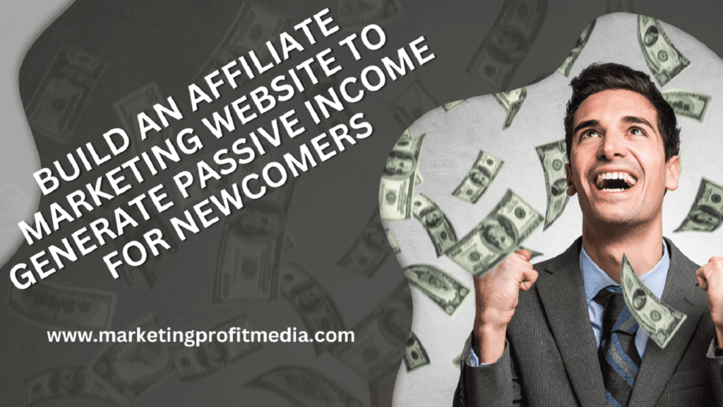 Build an Affiliate Marketing Website to Generate Passive Income For Newcomers