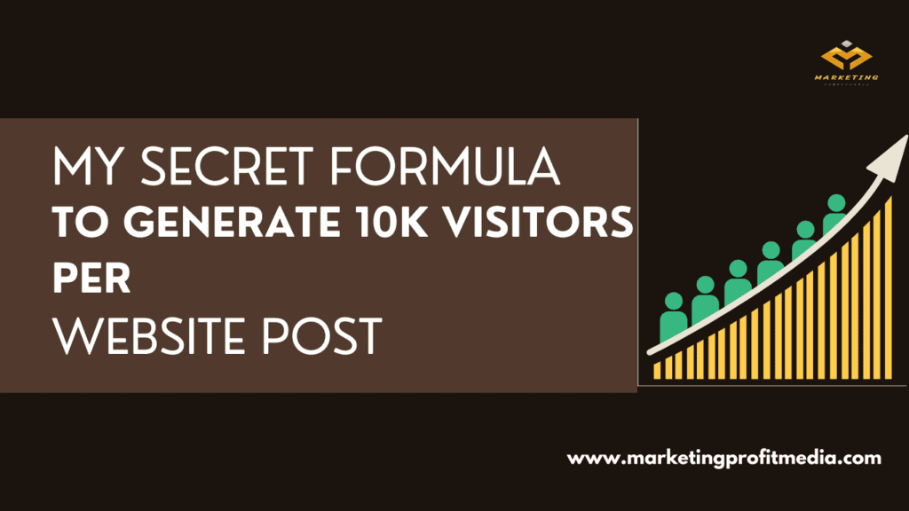 My Secret Formula to Generate 10k Visitors Per Website Post