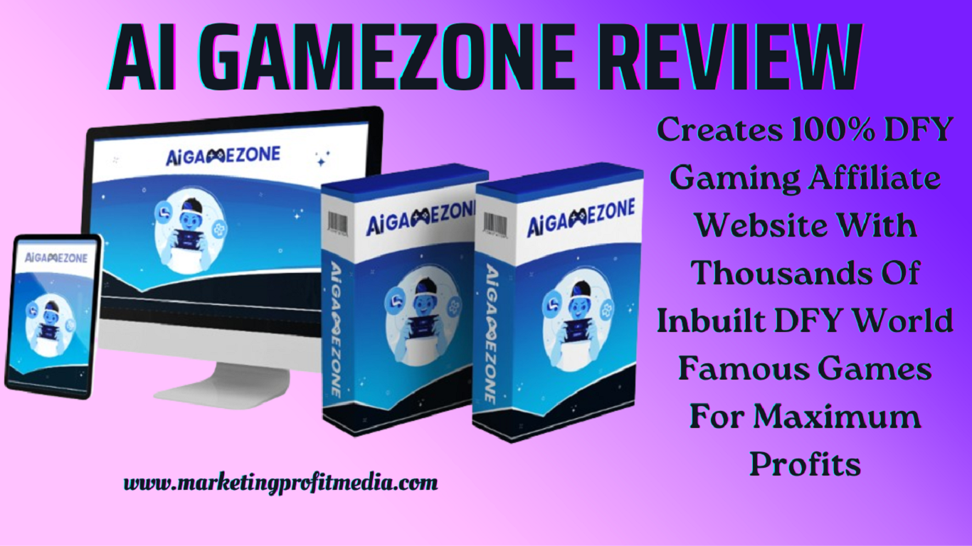 AI GameZone Review - DFY Gaming Affiliate Website Creator App