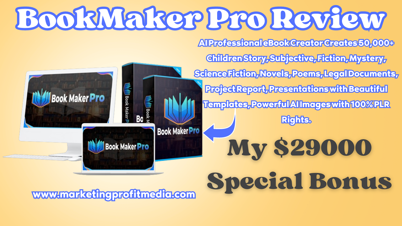 BookMaker Pro Review – Create eBooks & Documents In 60 Sec