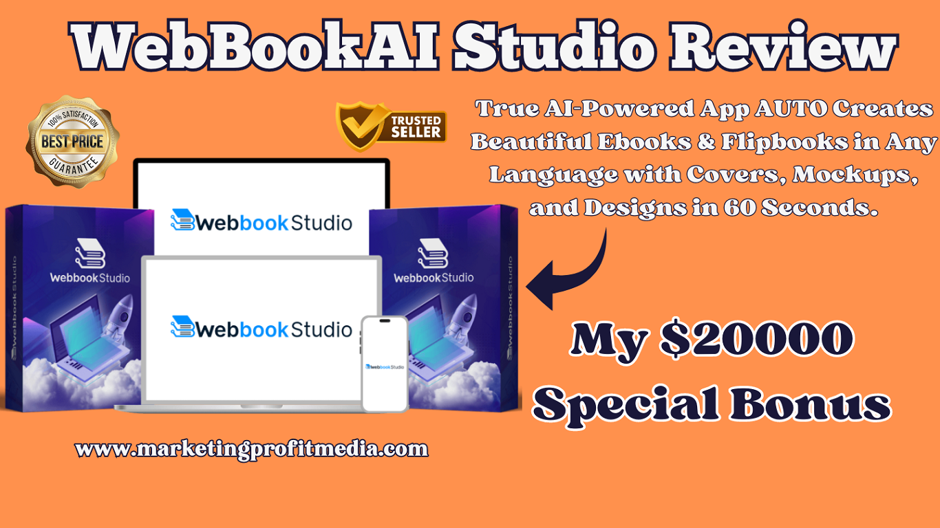 WebBookAI Studio Review – Create Amazing eBooks & Flipbooks Just 1-Click