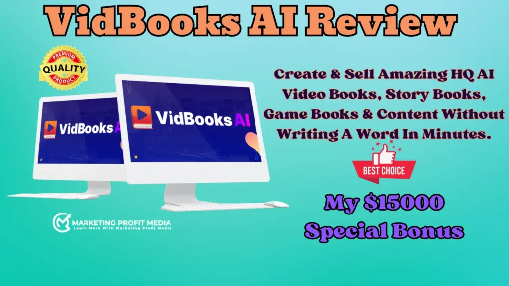 VidBooks AI Review - Create Unlimited Video Books & FlipBooks In Any Niche Any Language