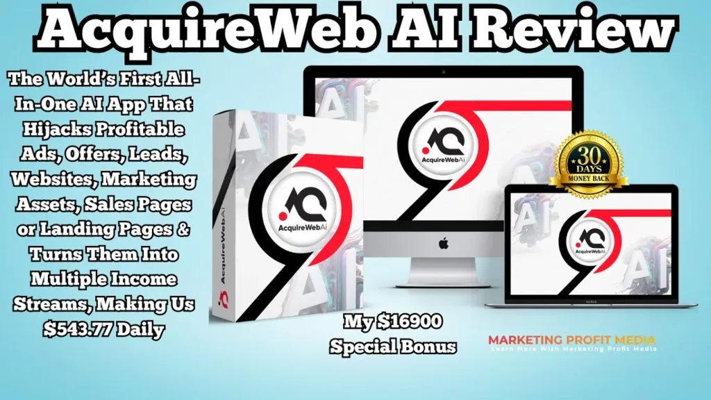 AcquireWeb AI Review - Get Unlimited Traffic & Make $543.77 Daily! (Obed S.A)
