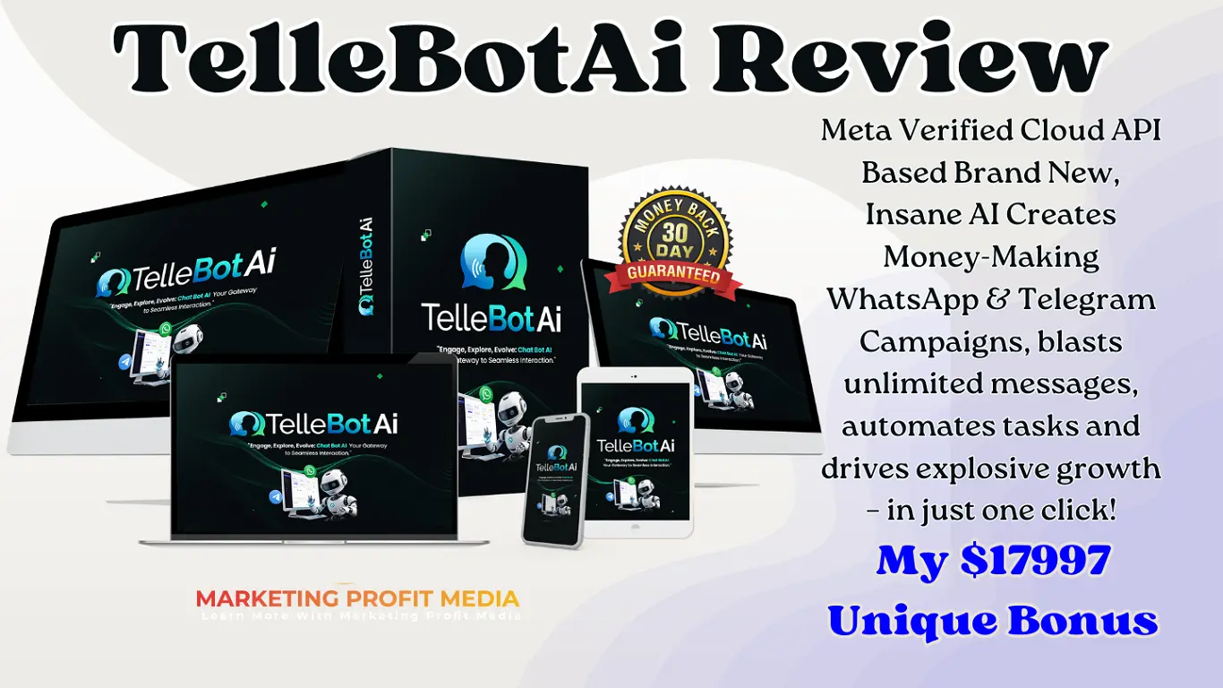 TelleBotAi Review - Unlimited WhatsApp & Telegram Marketing!