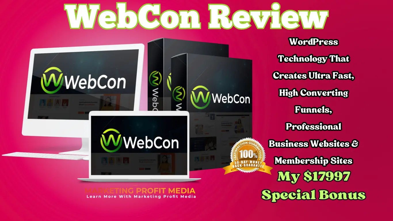 WebCon Review - Creates High-Conversion Funnels & Websites In Few Seconds