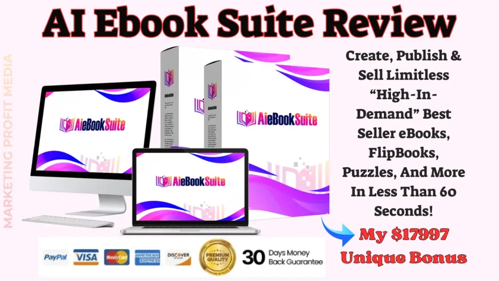 AI Ebook Suite Review - Create Unlimited eBooks & FlipBooks In Minutes