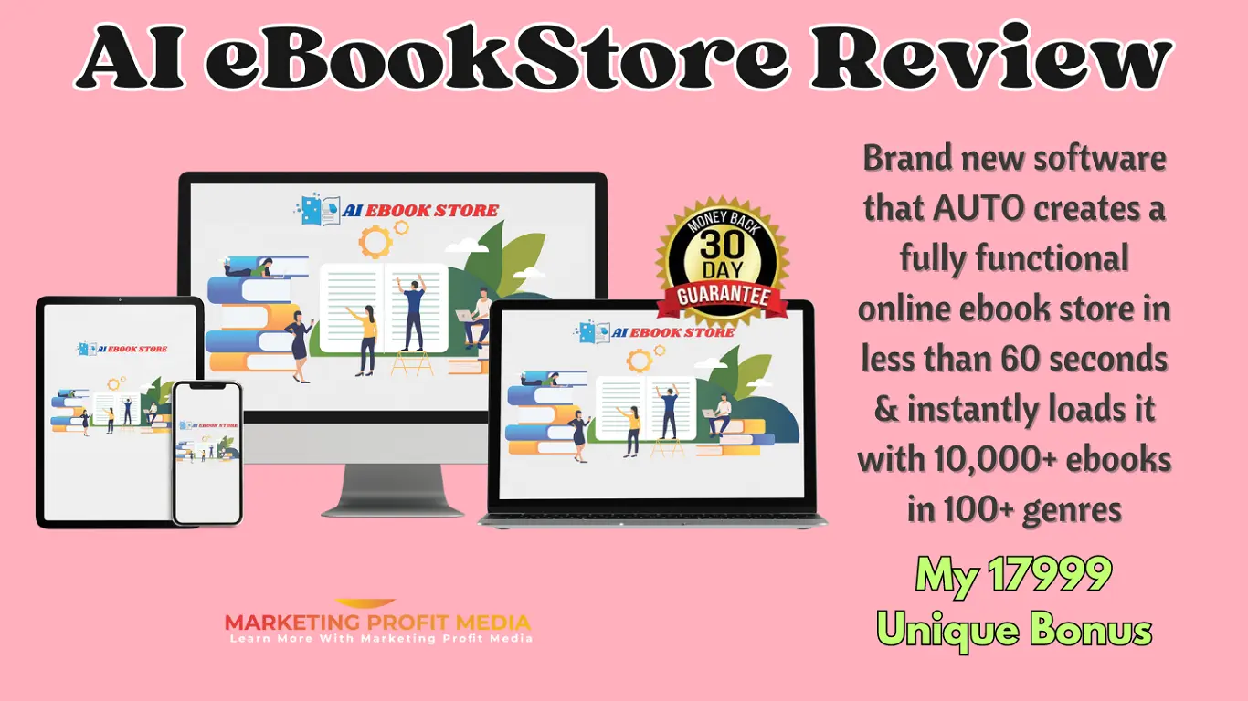 AI eBookStore Review - Creates Unlimited eBookStore Just 1 Click
