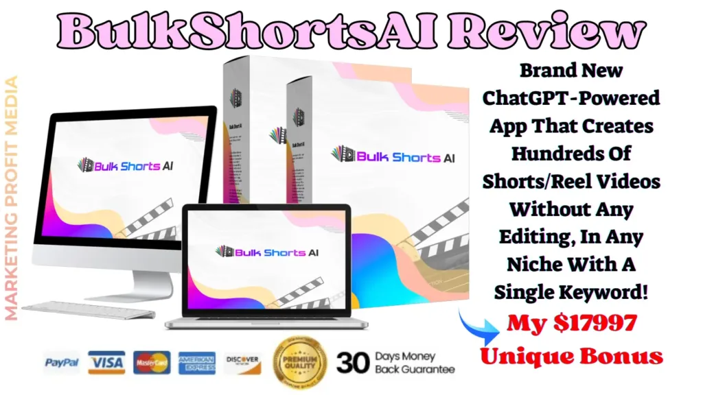 BulkShortsAI Review - All In One Short Video Creation & Selling Platform!