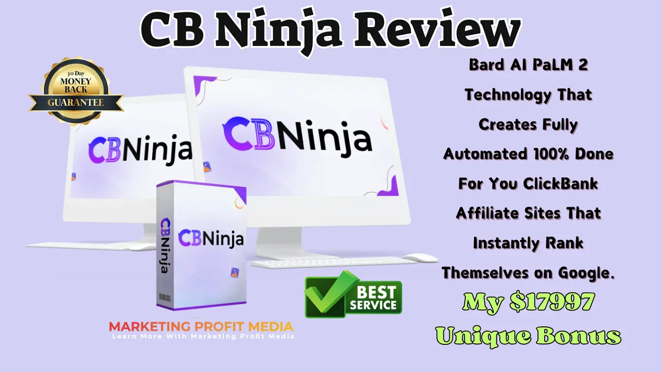 CB Ninja Review - Create Premium ClickBank Affiliate Sites Instantly