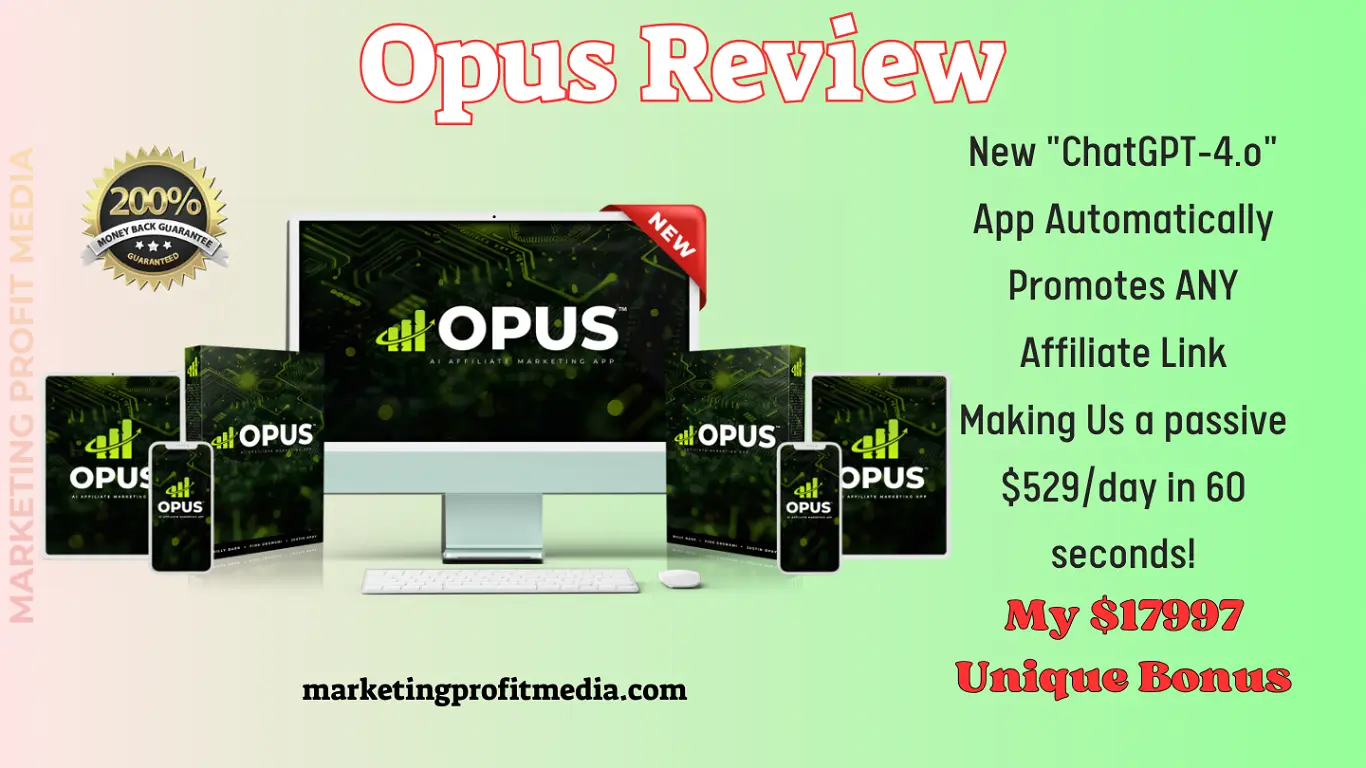 Opus Review - Automatic Promote Any Affiliate Links + Huge Bonus