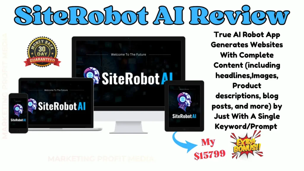 SiteRobot AI Review - Build Amazing Websites In Any Niche & Language