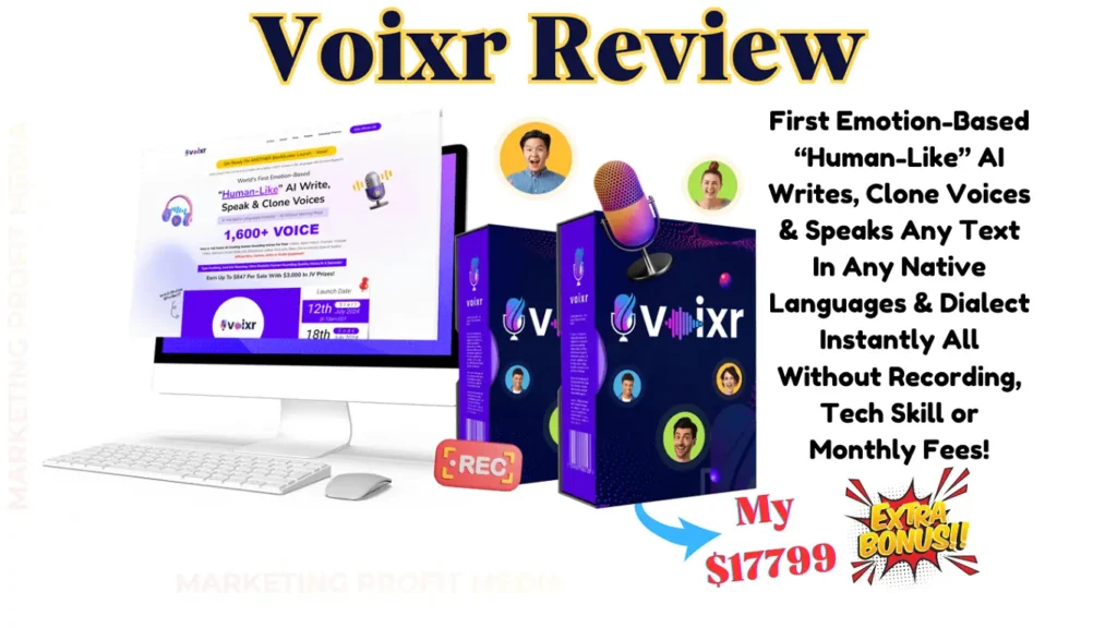 Voixr Review - Generate HQ Voiceover in Any Text & Any language Instantly