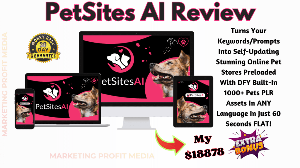 PetSites AI Review - Creates Unlimited Pet Buying & Selling Website In Minutes