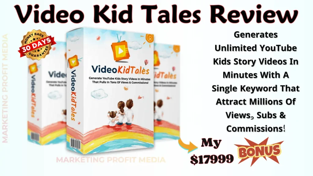 Video Kid Tales Review - Generate Unlimited YouTube Kids Story Videos