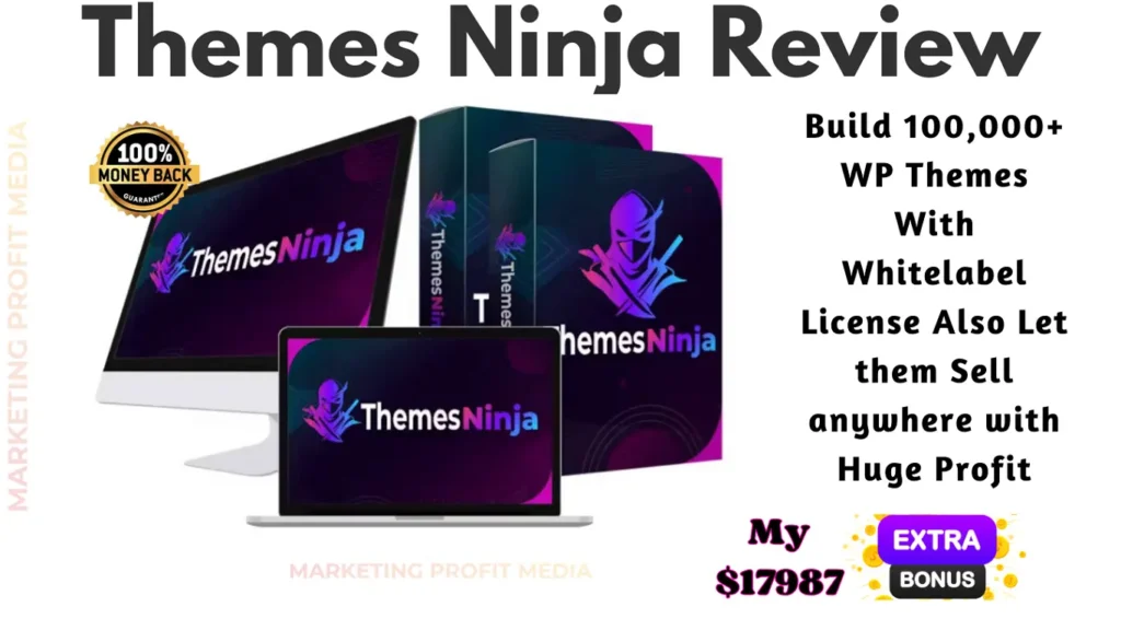 Themes Ninja Review - Create & Sell Professional WP Themes Anywhere In Just A Click