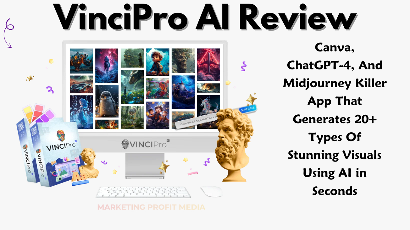 VinciPro AI Review - Turn Any Keyword Into Amazing AI Visuals Under 20 Seconds