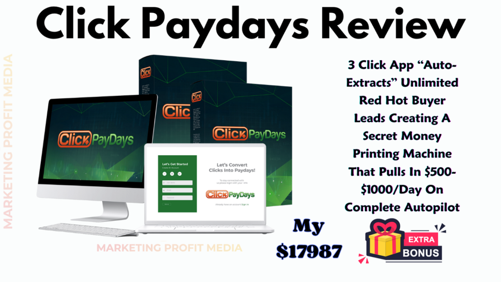 Click Paydays Review - Secret Money Printing Machine On Autopilot