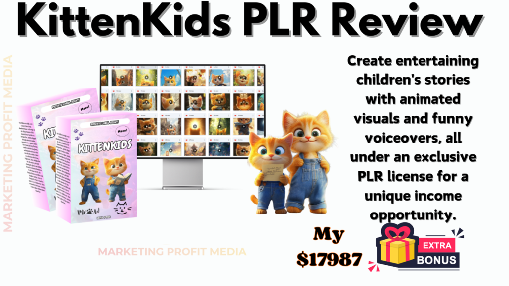 KittenKids PLR Review - 50+ Animated Stories with Full PLR Rights!