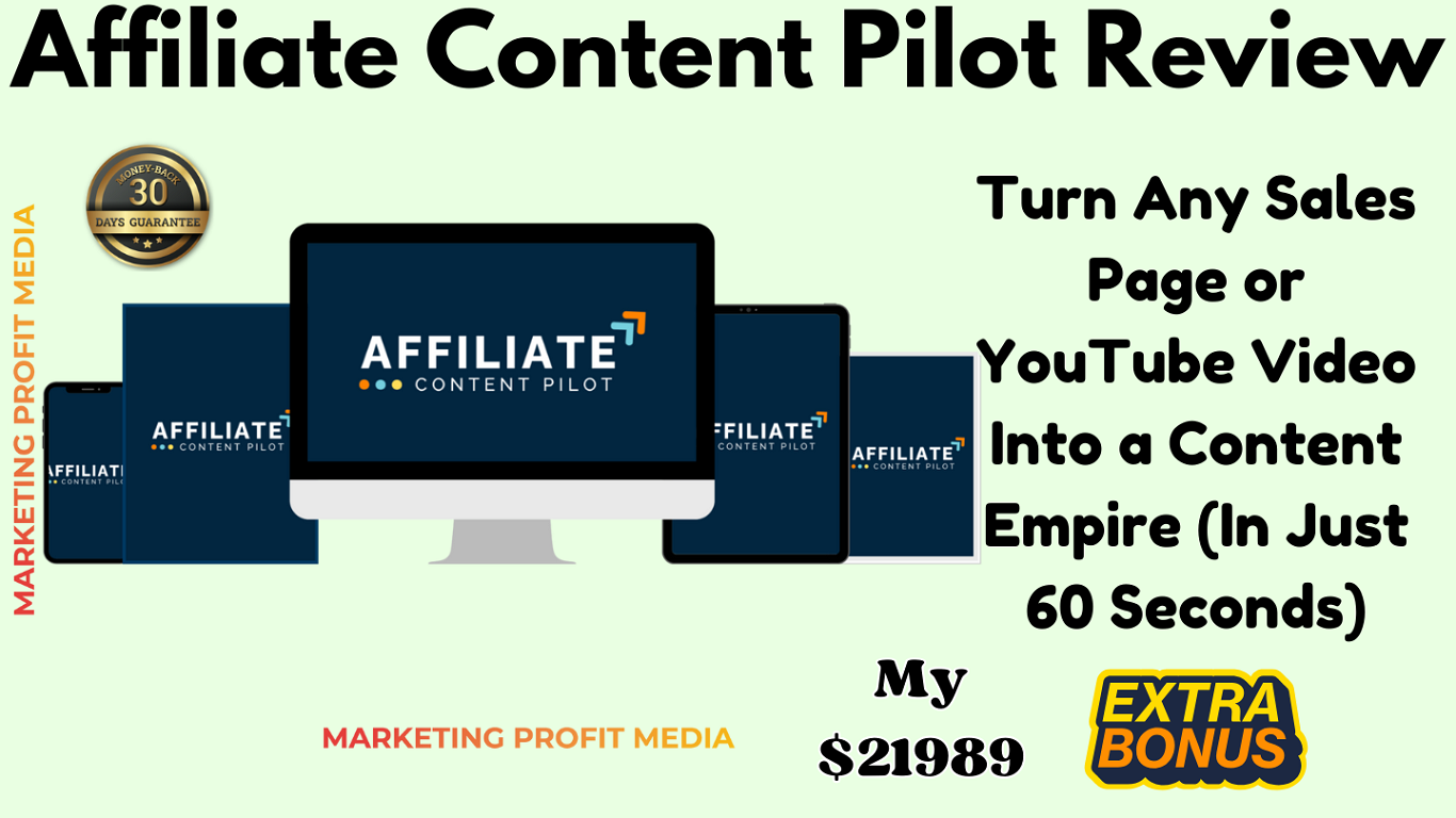 Affiliate Content Pilot Review