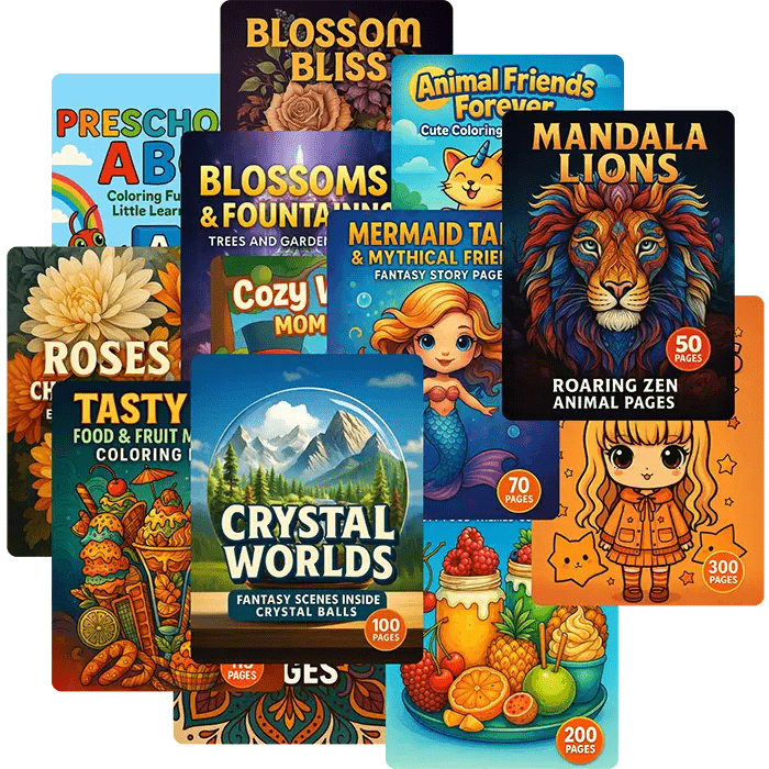 10000 Ready to Sell Coloring Pages PreImported to Your Store