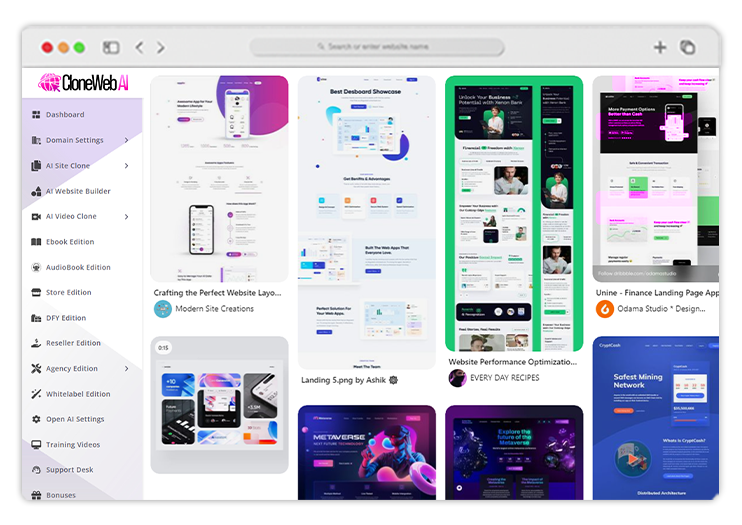 CloneWeb-AI-Dashboard