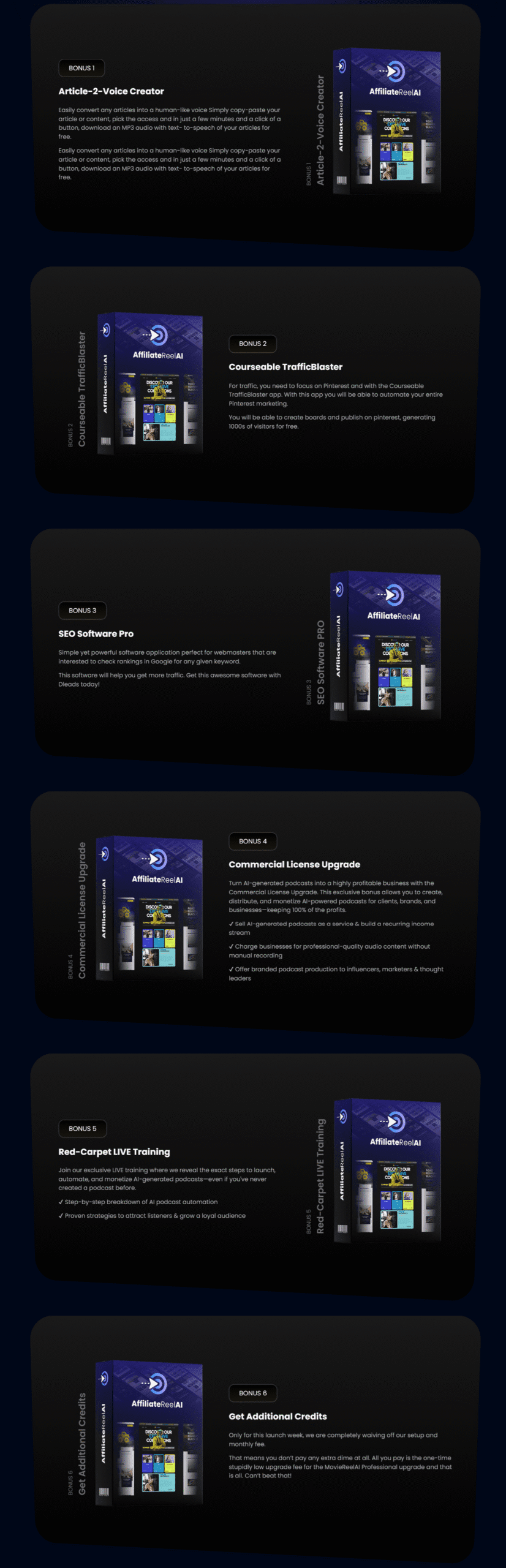 AffiliateReelAI-Bonuses