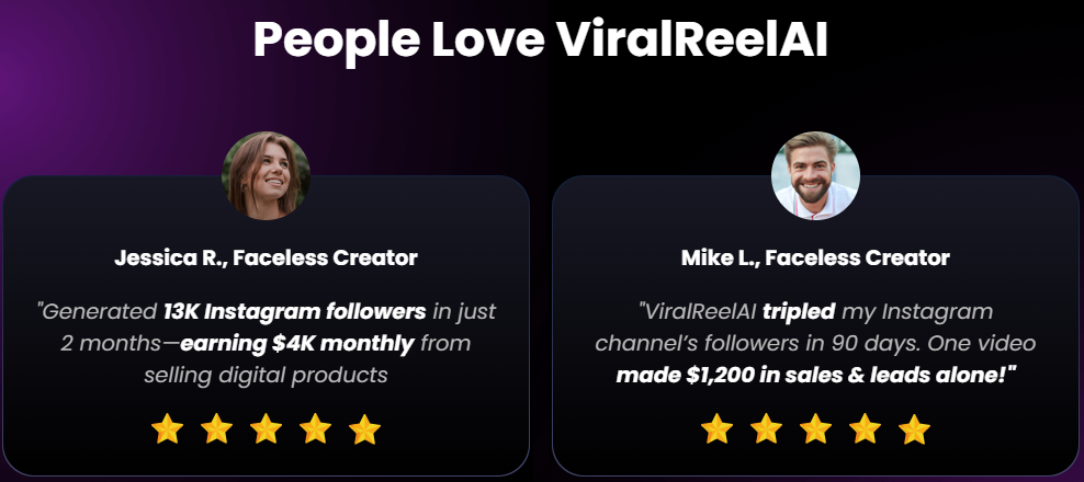 ViralReelAI-User-Say