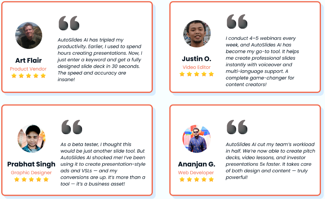 AutoSlides-AI-User-Say