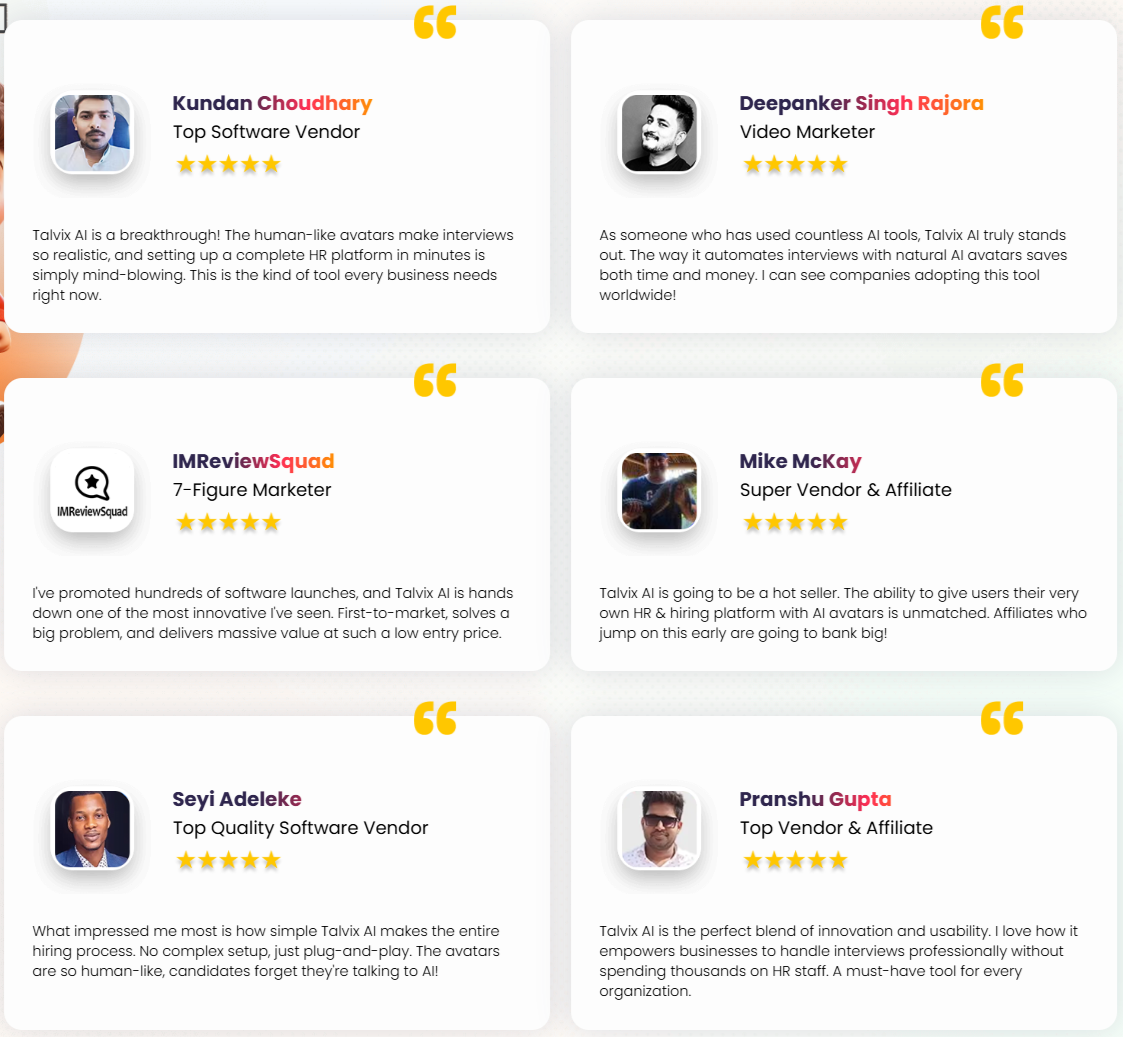 Talvix-AI-Verify-Users-Say