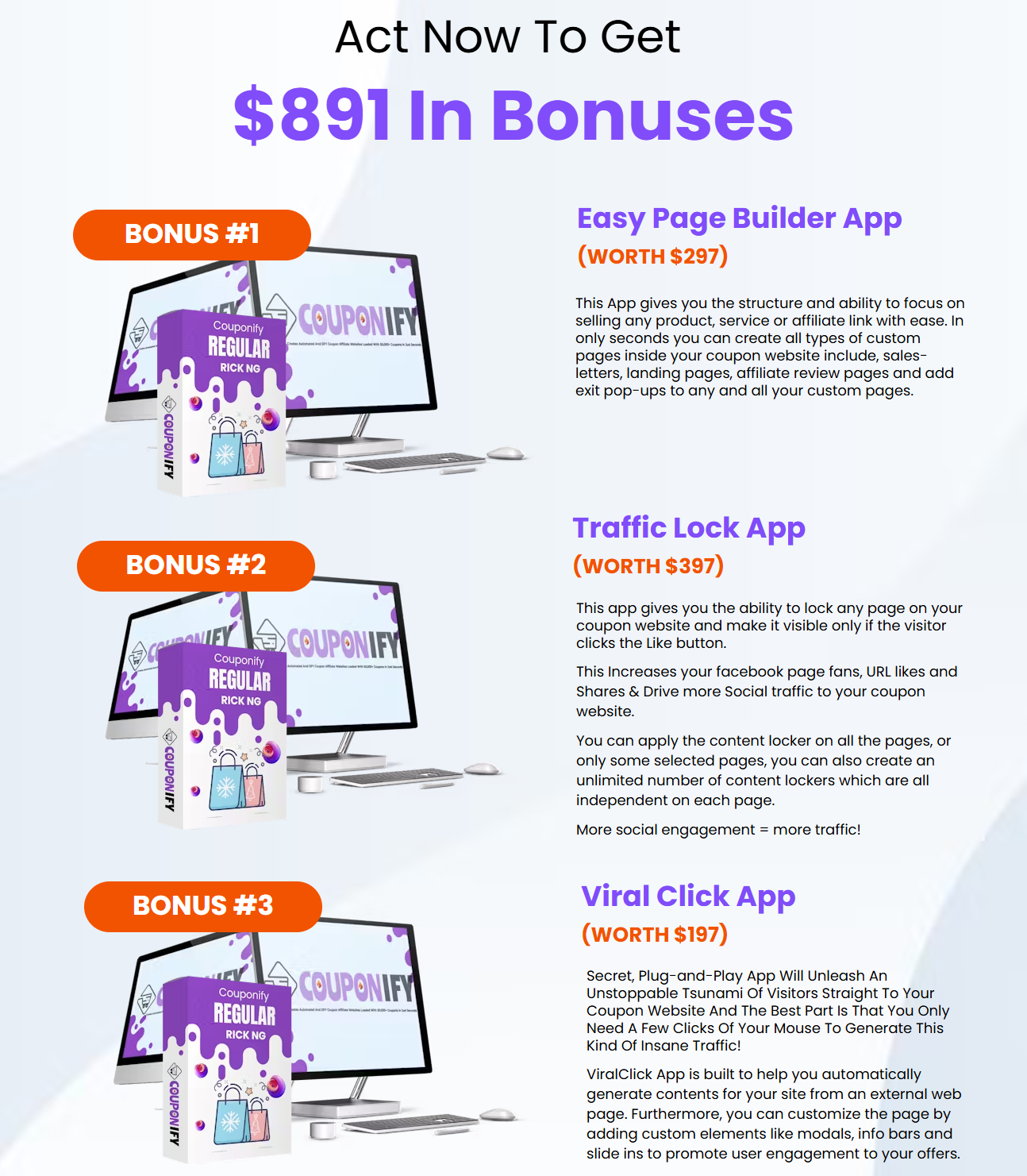 Couponify-Bonuses